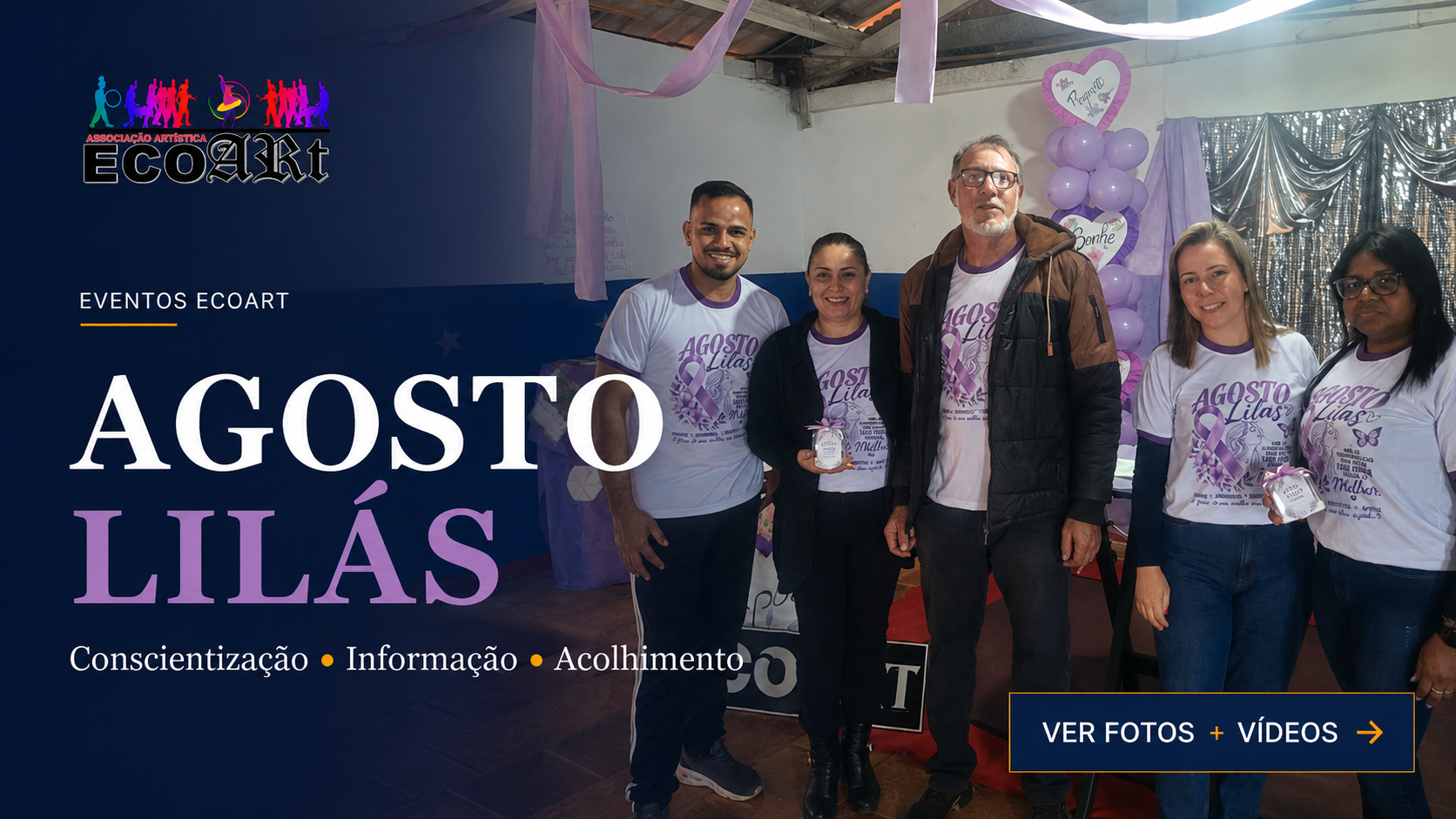 Capa do evento AGOSTO LILÁS